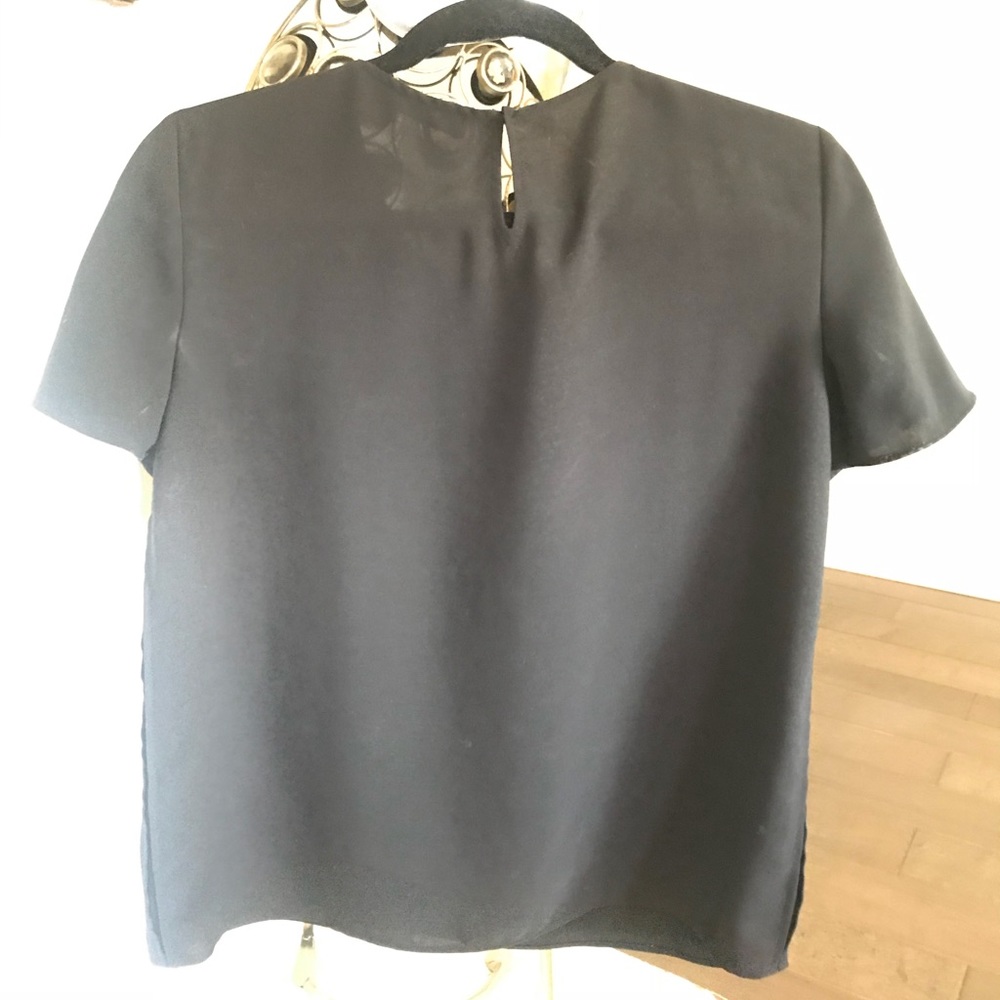 Zara basic chiffon block shift tee - Picture 2 of 3
